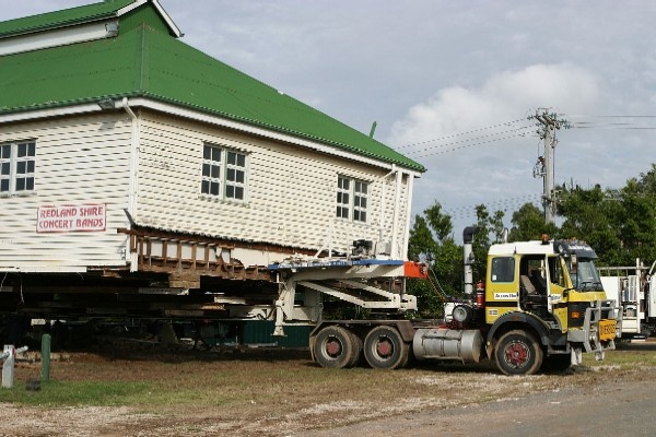 Edgar Harley being moved